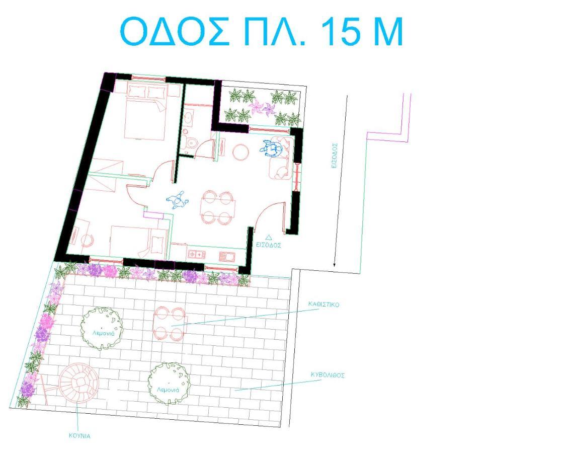 Lemon Garden Stylish Private Apartment Kalamáta Kültér fotó